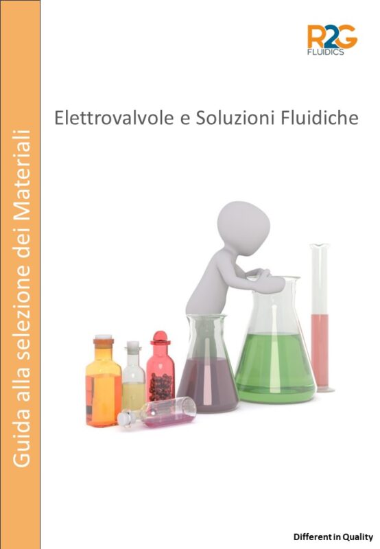 R2G Fluidics brochure guida selezione dei materiali