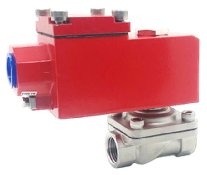 Elettrovalvola Azionamento Misto Acciaio Inox ATEX R2IH-EX Combined Acting Stainless Steel Solenoid Valve ATEX R2IH-EX